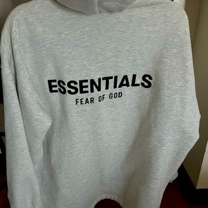 Essential Gray hoodie - relaxed